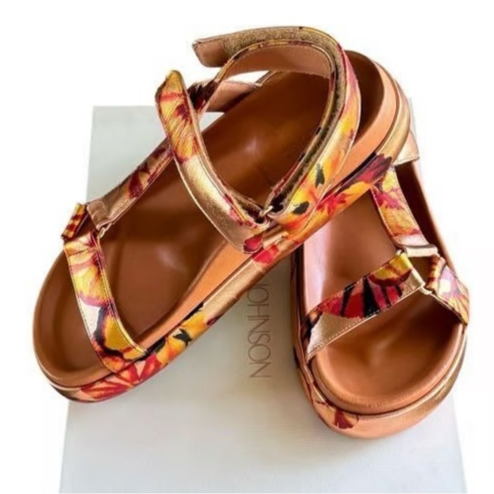 Ulla Johnson Astra Gold Sandals